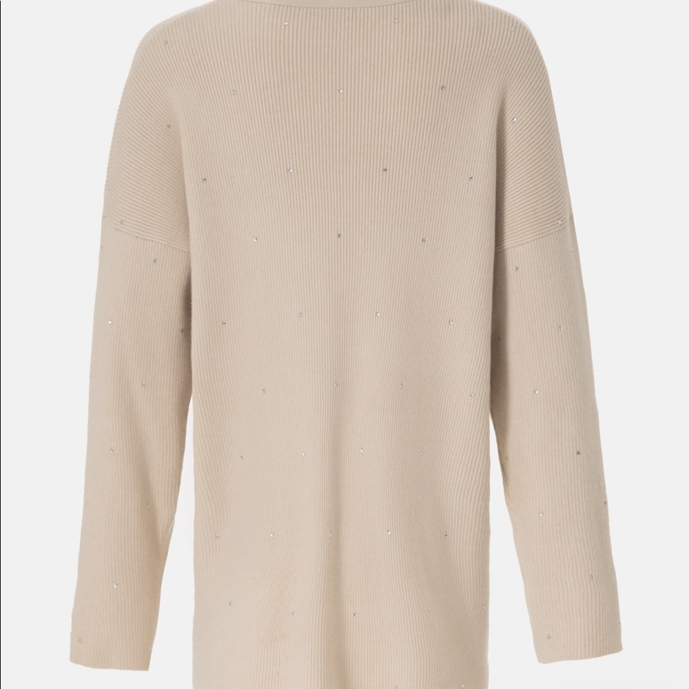 Lichi Rhinestone Embellished Ribbed Knit Cardigan - Picture 5 of 7